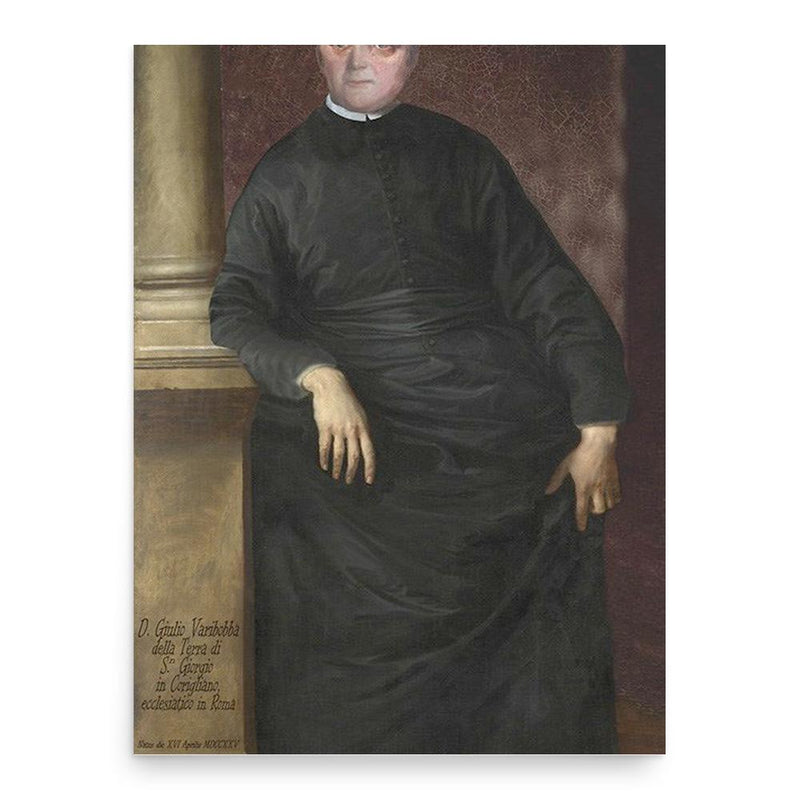 Giulio Variboba poster print, in size 18x24 inches.