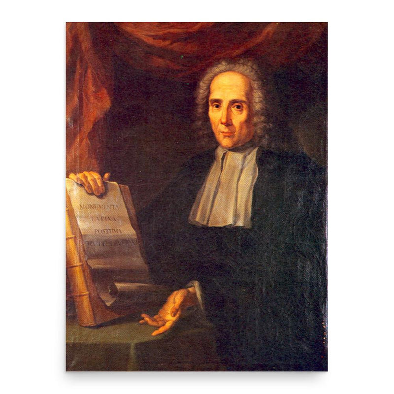 Giuseppe Averani poster print, in size 18x24 inches.