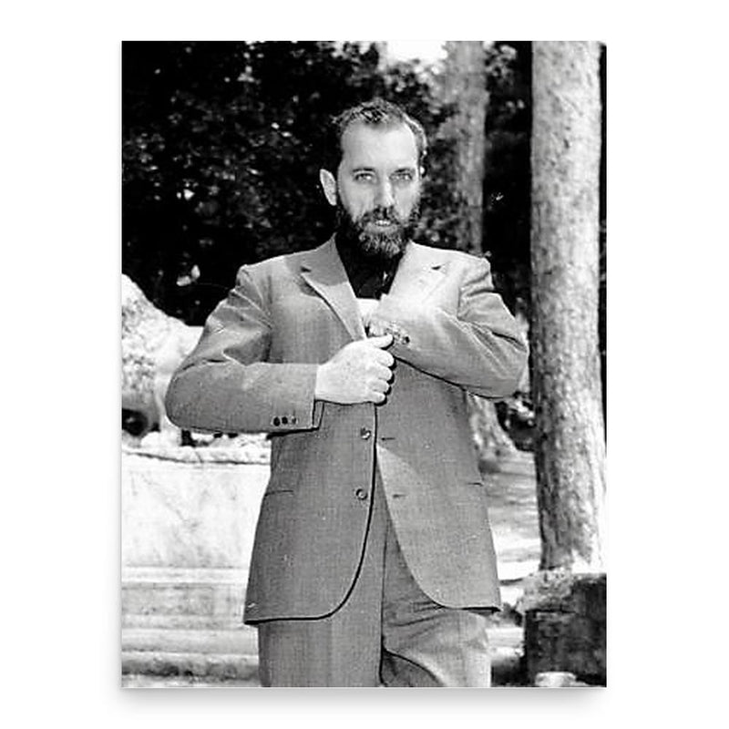 Giuseppe Berto poster print, in size 18x24 inches.