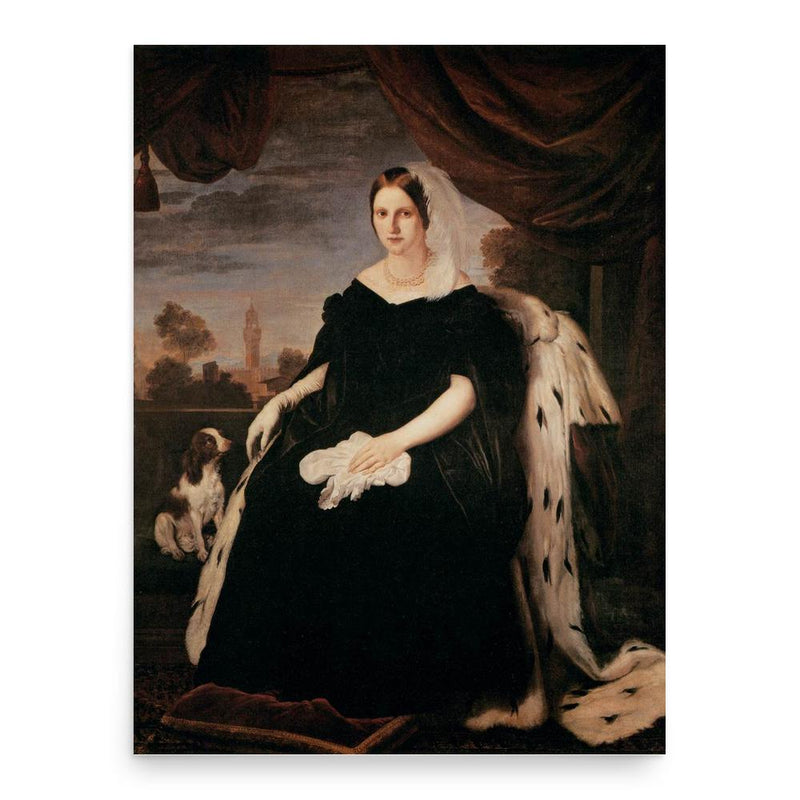 Giuseppe Bezzuoli poster print, in size 18x24 inches.