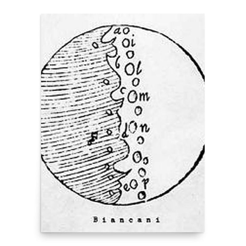 Giuseppe Biancani poster print, in size 18x24 inches.