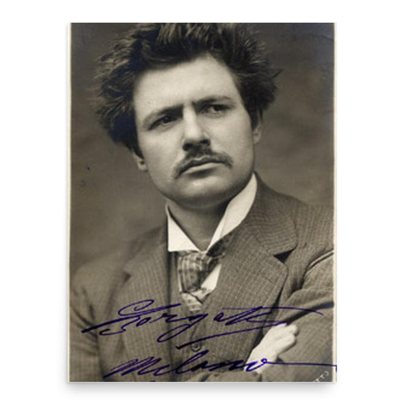 Giuseppe Borgatti poster print, in size 18x24 inches.