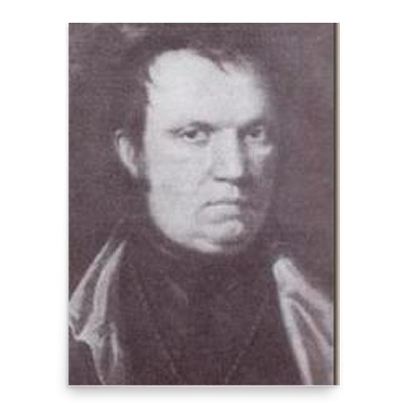 Giuseppe Crispi poster print, in size 18x24 inches.