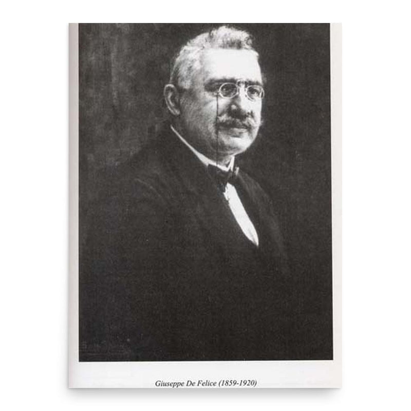 Giuseppe De Felice Giuffrida poster print, in size 18x24 inches.