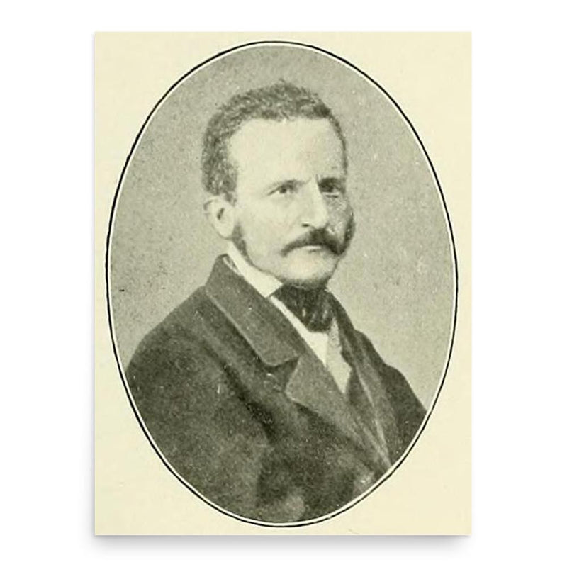 Giuseppe De Notaris poster print, in size 18x24 inches.