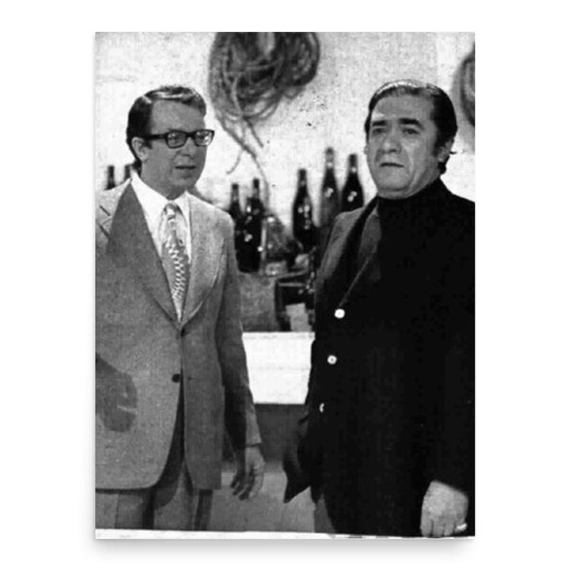 Giuseppe Di Stefano poster print, in size 18x24 inches.