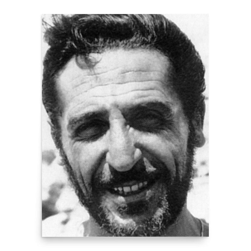 Giuseppe Fava poster print, in size 18x24 inches.