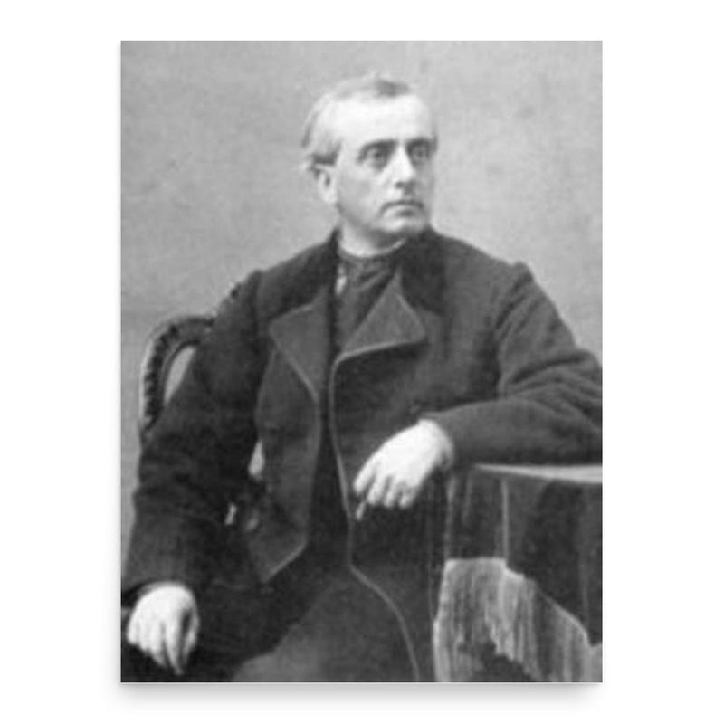 Giuseppe Fiorelli poster print, in size 18x24 inches.