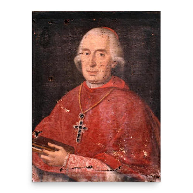 Giuseppe Garampi poster print, in size 18x24 inches.