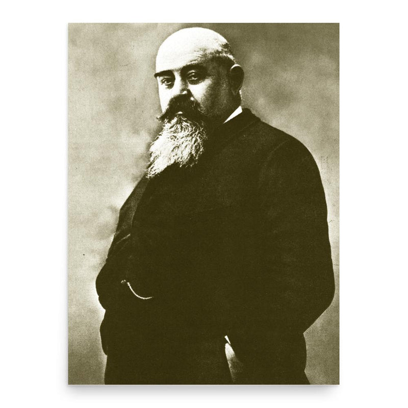 Giuseppe Giacosa poster print, in size 18x24 inches.