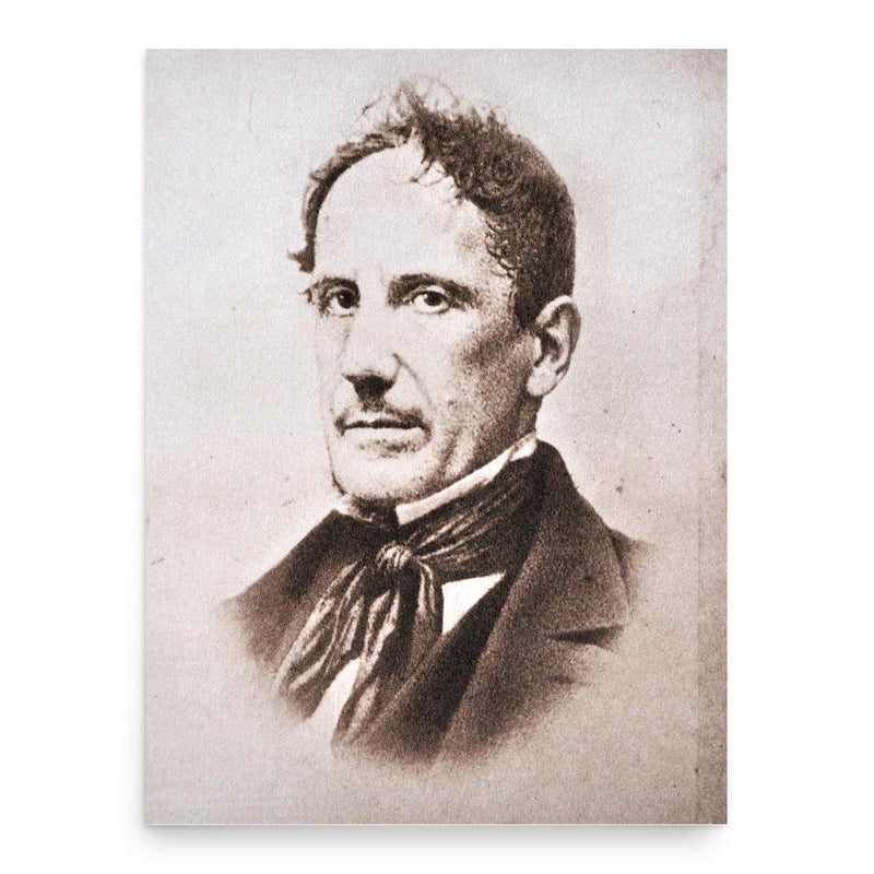 Giuseppe Gioachino Belli poster print, in size 18x24 inches.