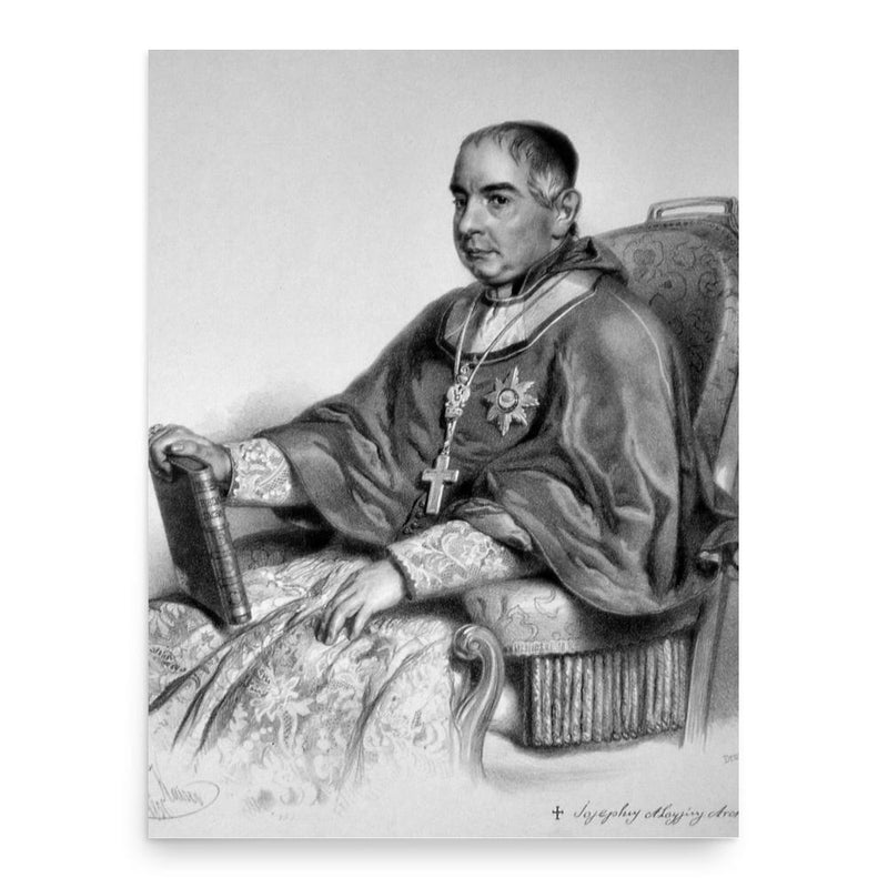 Giuseppe Luigi Trevisanato poster print, in size 18x24 inches.