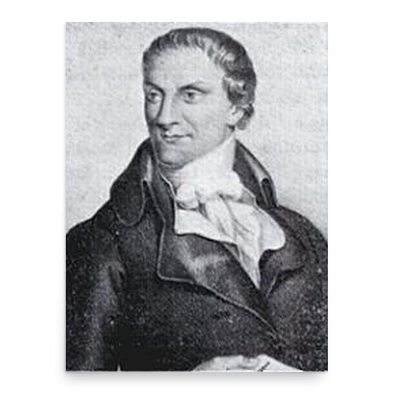 Giuseppe Maria Galanti poster print, in size 18x24 inches.