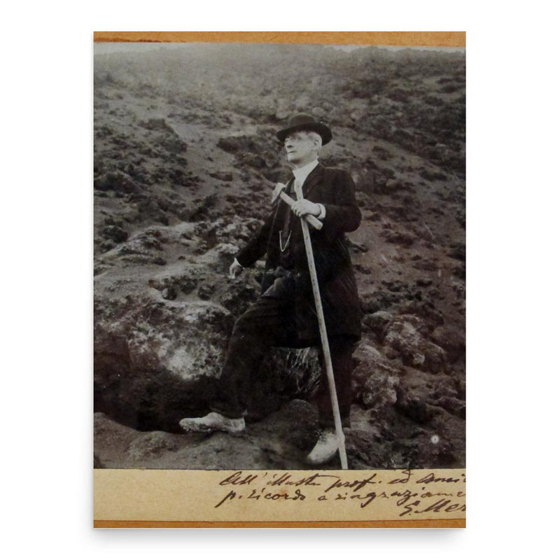 Giuseppe Mercalli poster print, in size 18x24 inches.