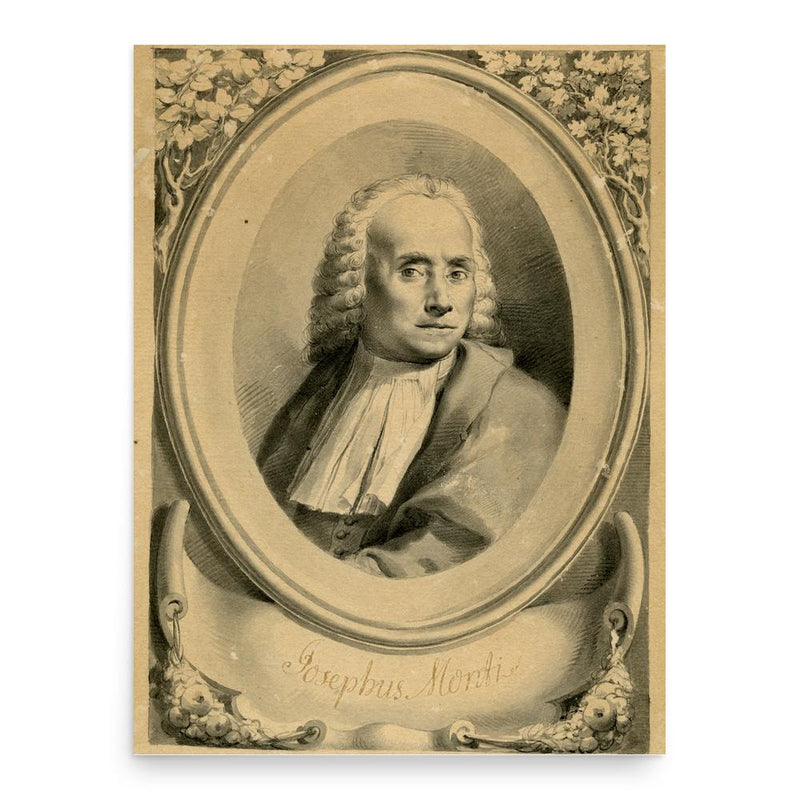 Giuseppe Monti poster print, in size 18x24 inches.