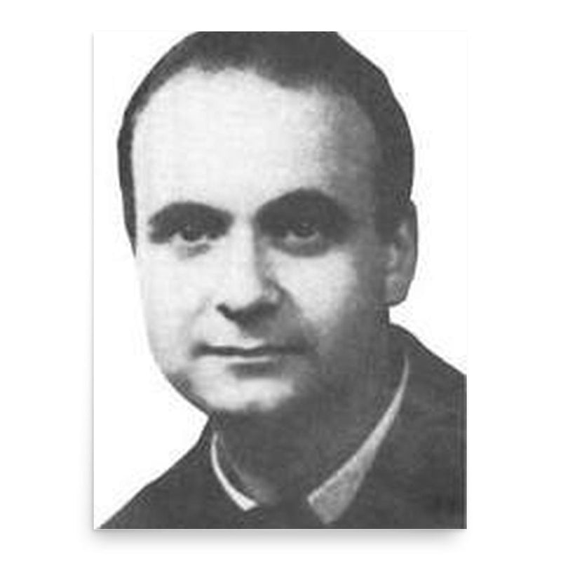 Giuseppe Morosini poster print, in size 18x24 inches.