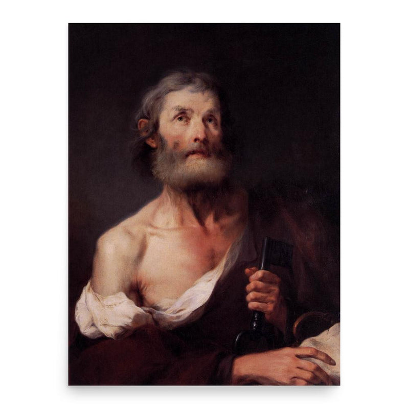 Giuseppe Nogari poster print, in size 18x24 inches.