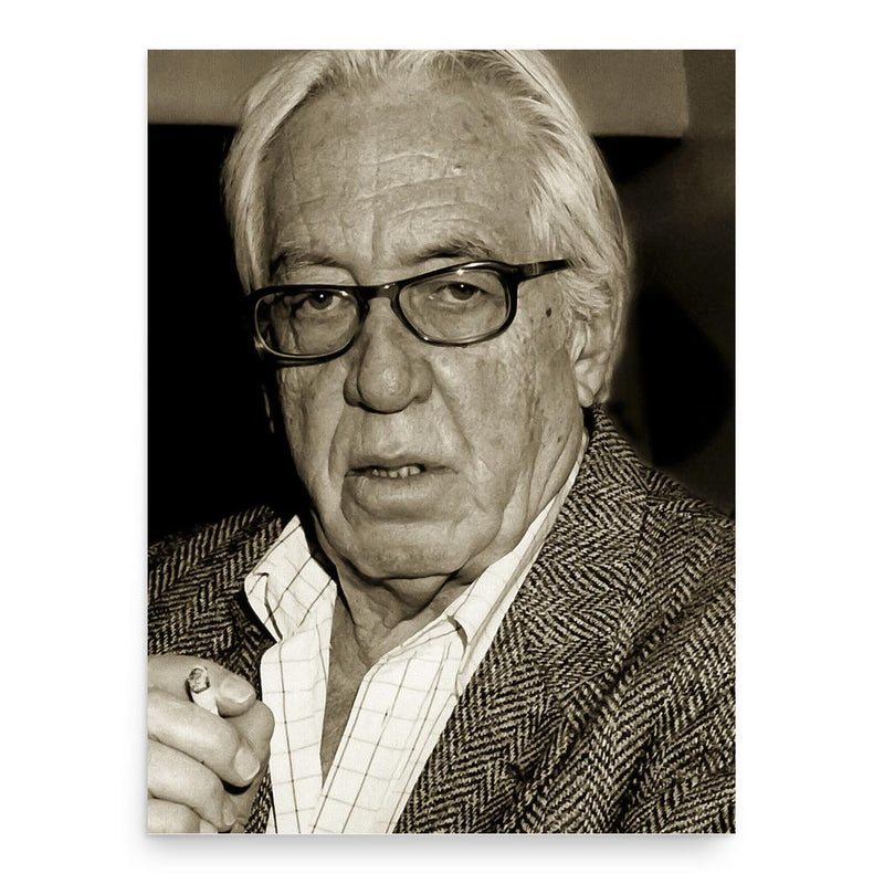 Giuseppe Patroni Griffi poster print, in size 18x24 inches.