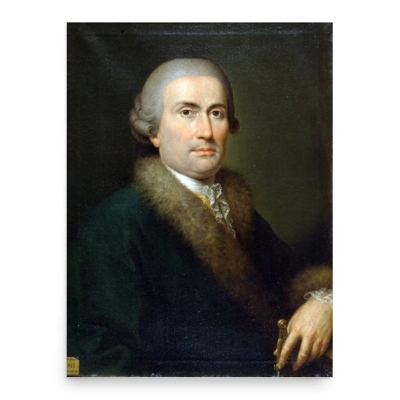 Giuseppe Piermarini poster print, in size 18x24 inches.