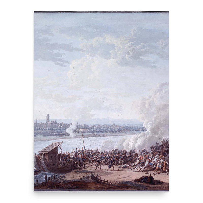 Giuseppe Pietro Bagetti poster print, in size 18x24 inches.