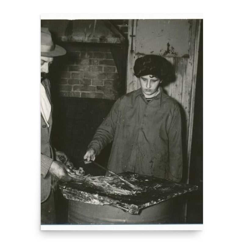 Giuseppe Pinot-Gallizio poster print, in size 18x24 inches.