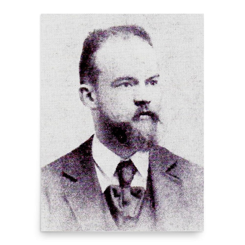 Giuseppe Rensi poster print, in size 18x24 inches.