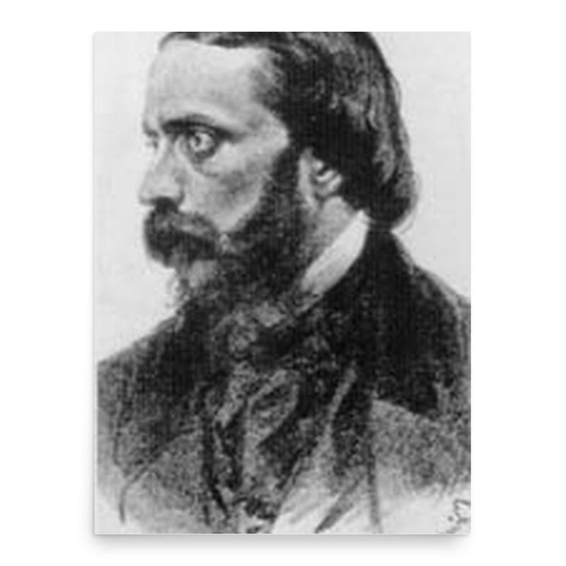 Giuseppe Rovani poster print, in size 18x24 inches.