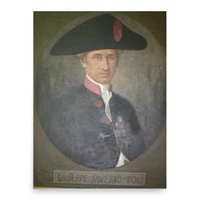 Giuseppe Saverio Poli poster print, in size 18x24 inches.