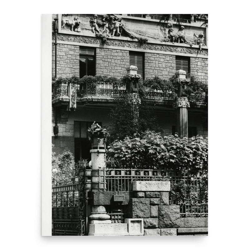 Giuseppe Sommaruga poster print, in size 18x24 inches.