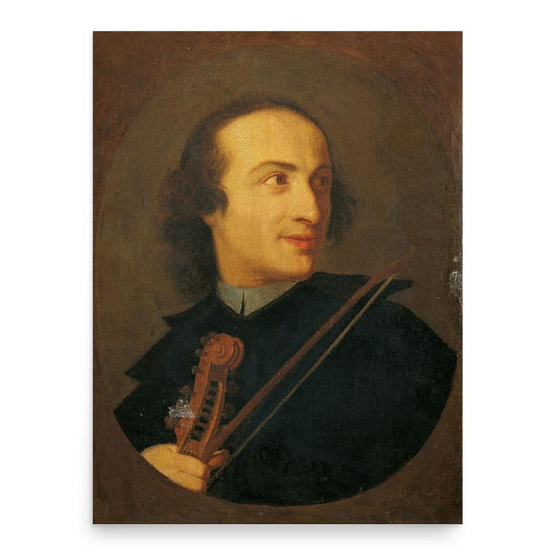 Giuseppe Tartini poster print, in size 18x24 inches.