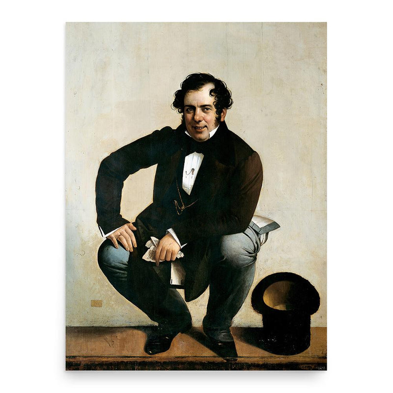 Giuseppe Tominz poster print, in size 18x24 inches.