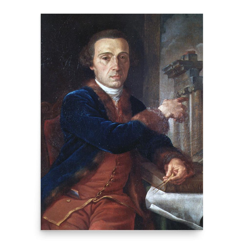 Giuseppe Venanzio Marvuglia poster print, in size 18x24 inches.