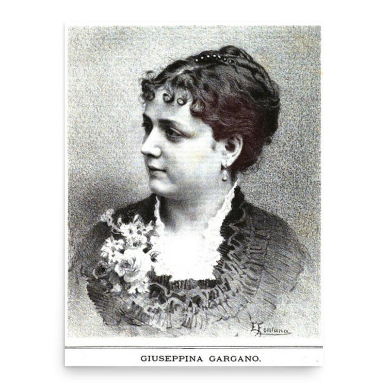 Giuseppina Gargano poster print, in size 18x24 inches.
