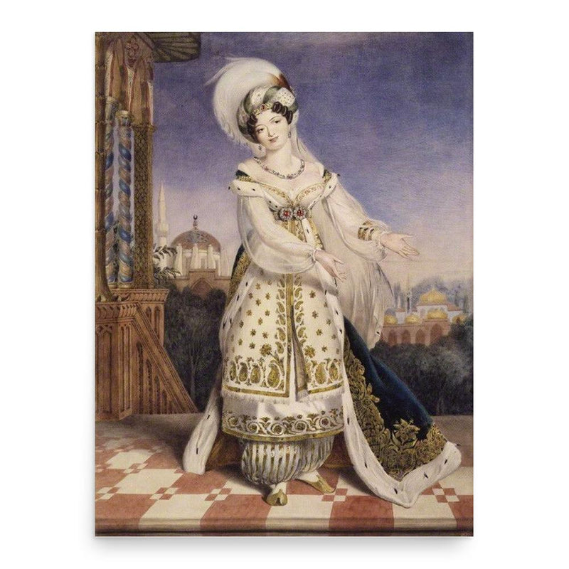 Giuseppina Ronzi de Begnis poster print, in size 18x24 inches.