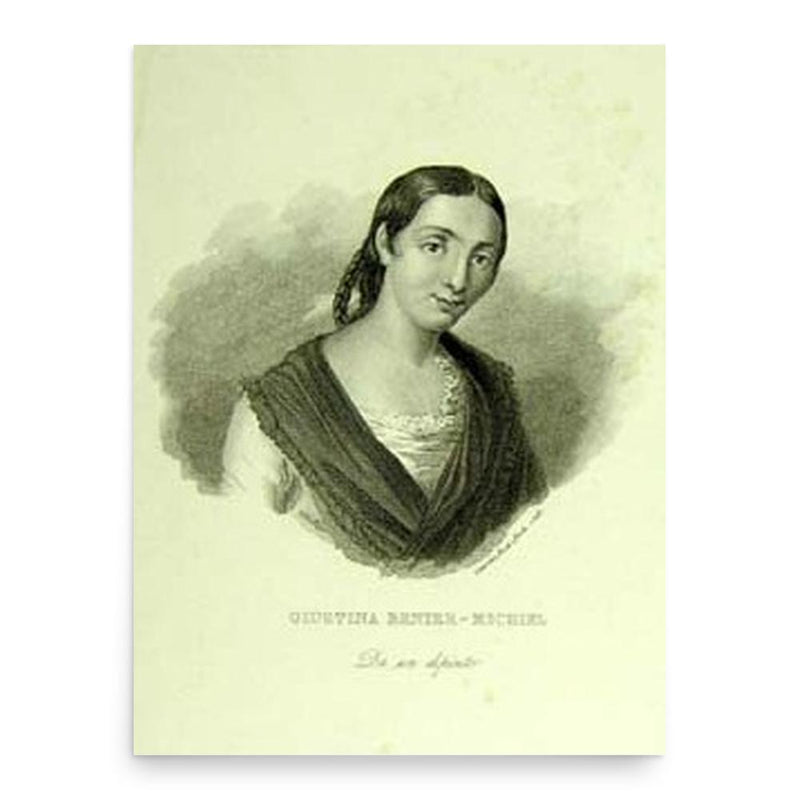 Giustina Renier Michiel poster print, in size 18x24 inches.