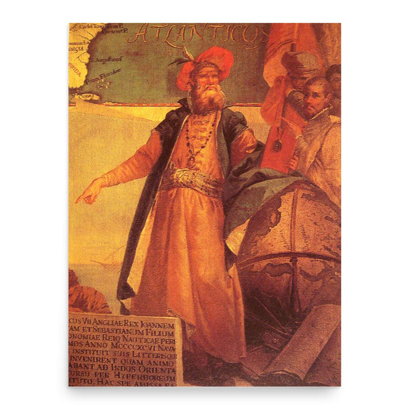 Giustino Menescardi poster print, in size 18x24 inches.