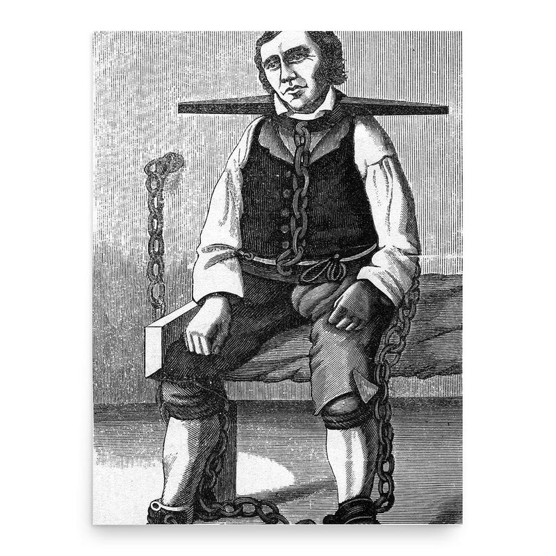 Gjest Baardsen poster print, in size 18x24 inches.