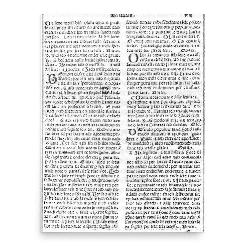 Gjon Buzuku poster print, in size 18x24 inches.