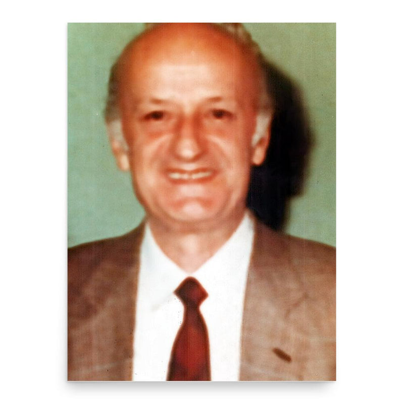 Gjon Simoni poster print, in size 18x24 inches.