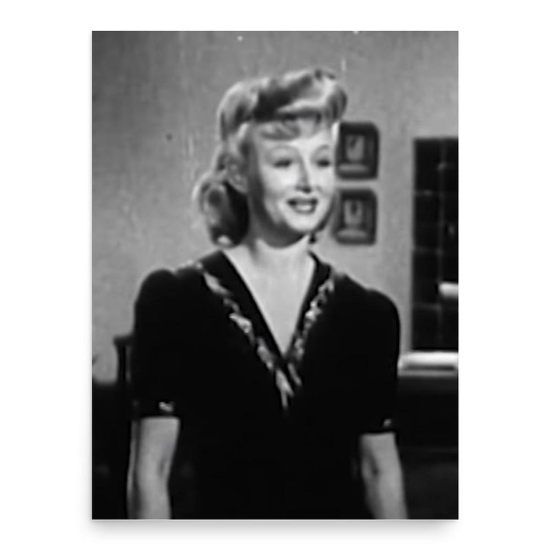 Gladys Blake poster print, in size 18x24 inches.