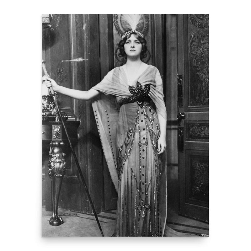 Gladys Cooper poster print, in size 18x24 inches.