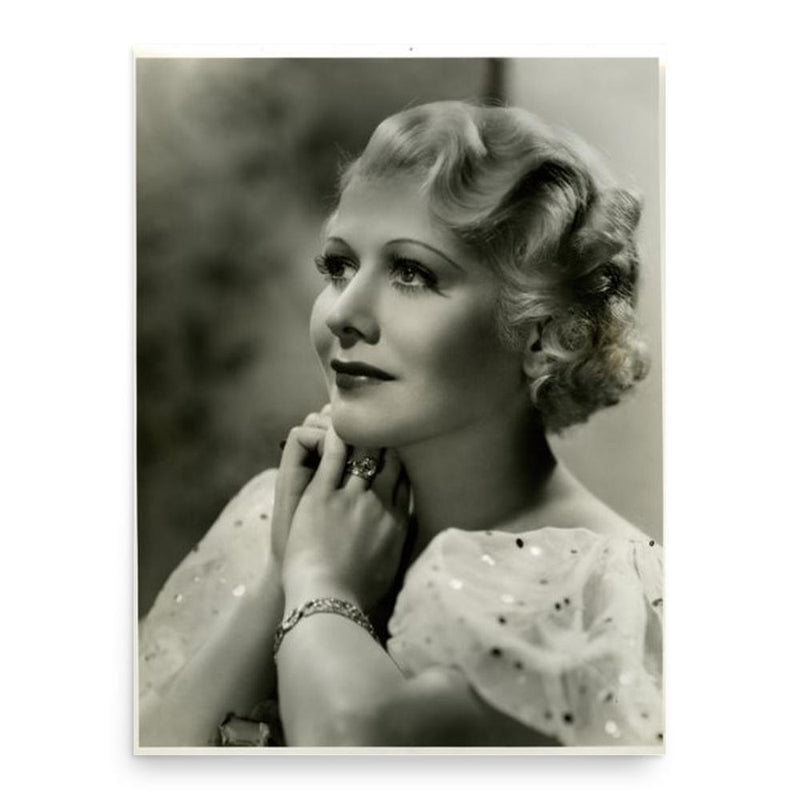 Gladys George poster print, in size 18x24 inches.
