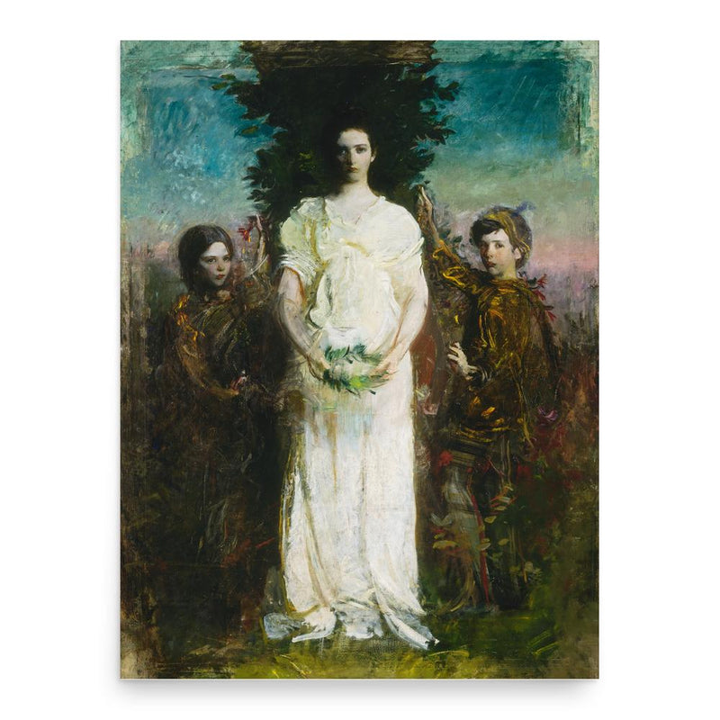 Gladys Thayer poster print, in size 18x24 inches.