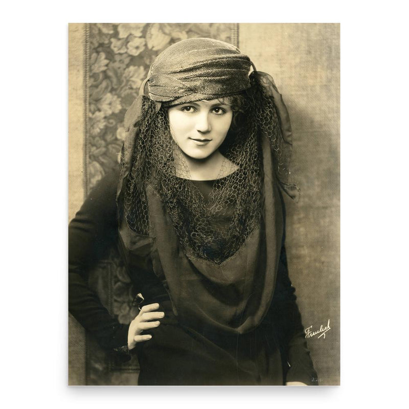 Gladys Walton poster print, in size 18x24 inches.