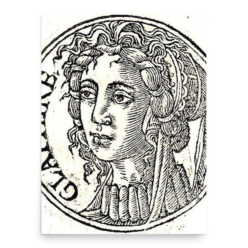 Glaphyra poster print, in size 18x24 inches.