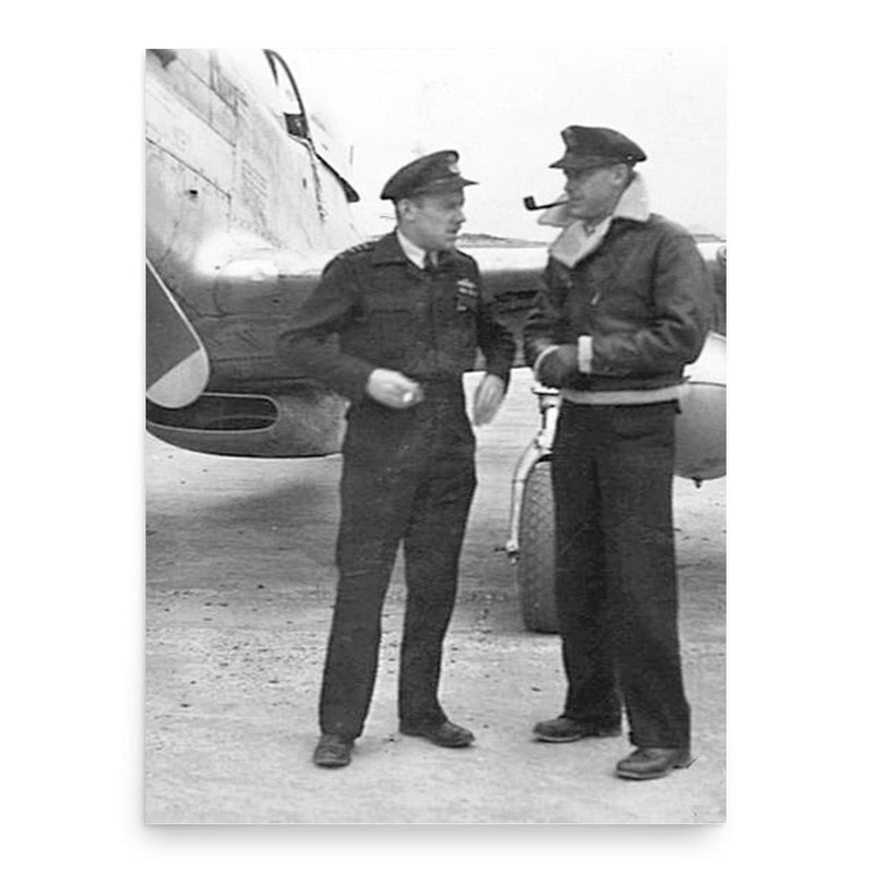 Glen Cooper poster print, in size 18x24 inches.