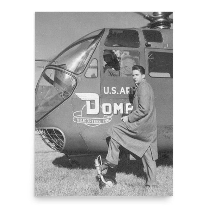 Glidden Doman poster print, in size 18x24 inches.