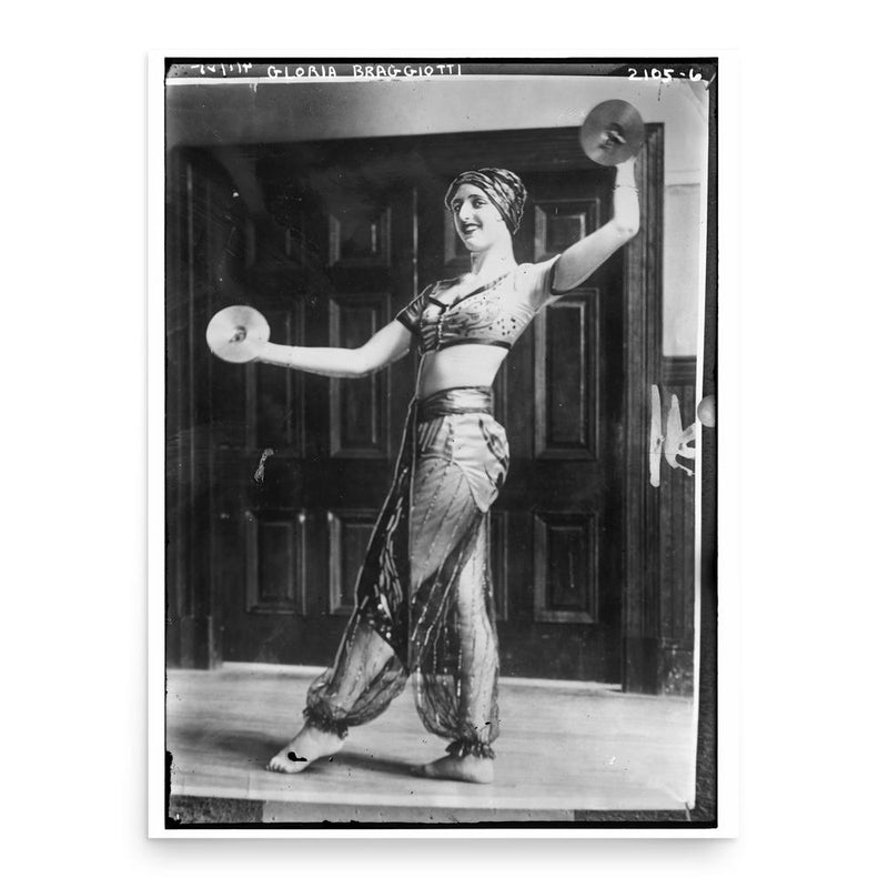 Gloria Braggiotti Etting poster print, in size 18x24 inches.