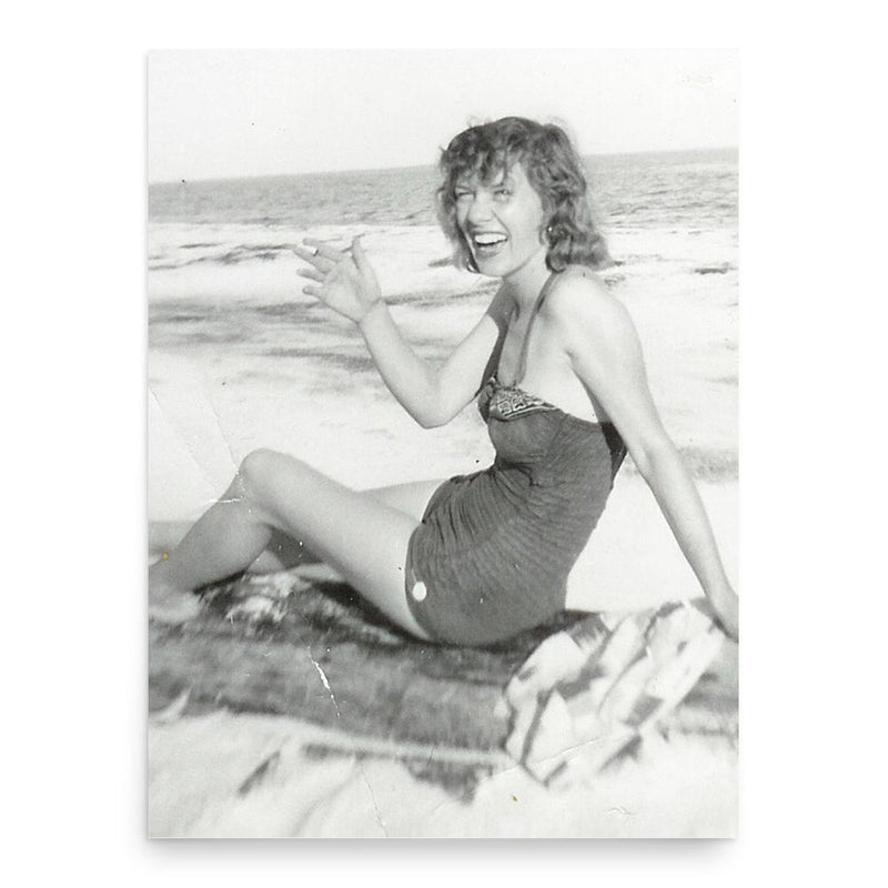 Gloria Carter Spann poster print, in size 18x24 inches.