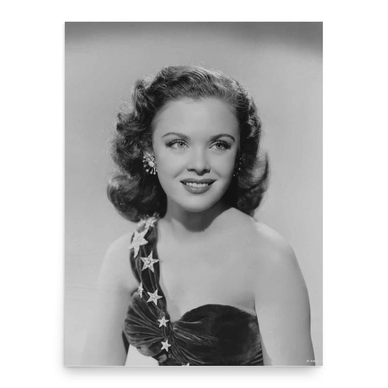 Gloria Jean poster print, in size 18x24 inches.